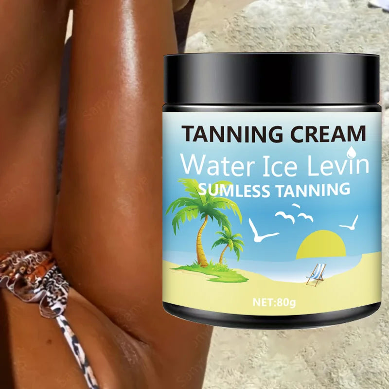Body Tanning Lotion, Rich in Shea Butter, Coconut Oil, Deep Moisturizing and Moisturizing, Fast Absorption, 0 Greasy, No Sun Tanning, Hypoallergenic for Men and Women
