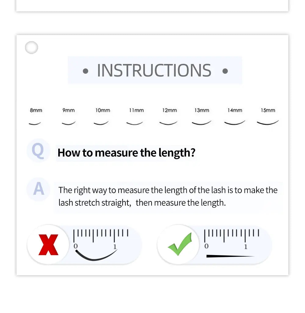 NAGARAKU 6 Cases Classic Mix Eyelash Extension Natural Soft Supplies Synthetic Mink Individual 7-15 Mix 16 Lines High Quality