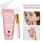 Collagen Peel-off Mask Moisturizing Deep Cleansing Anti Wrinkle Face Skin Care Masks Hydrating Overnight Collagen Mask Cream.