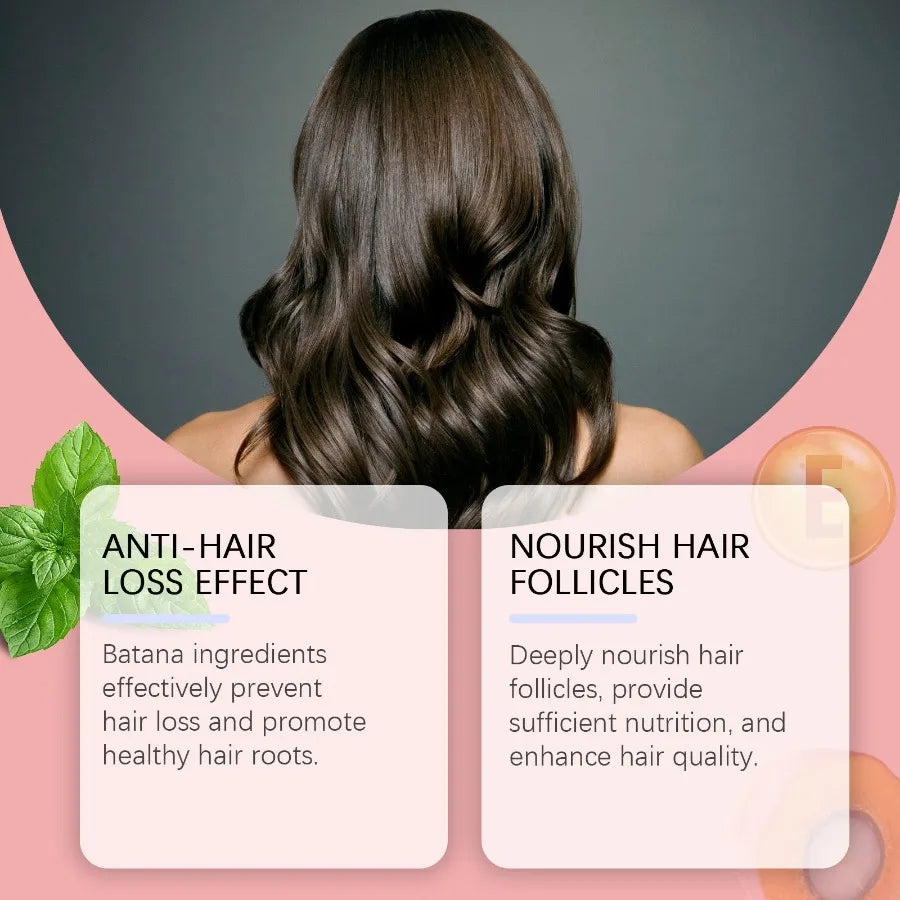Hoegoa Batana Hair Care Oil Gently Nourishes Hair Follicles Repairs Frizzy Dry And Smooth Hair