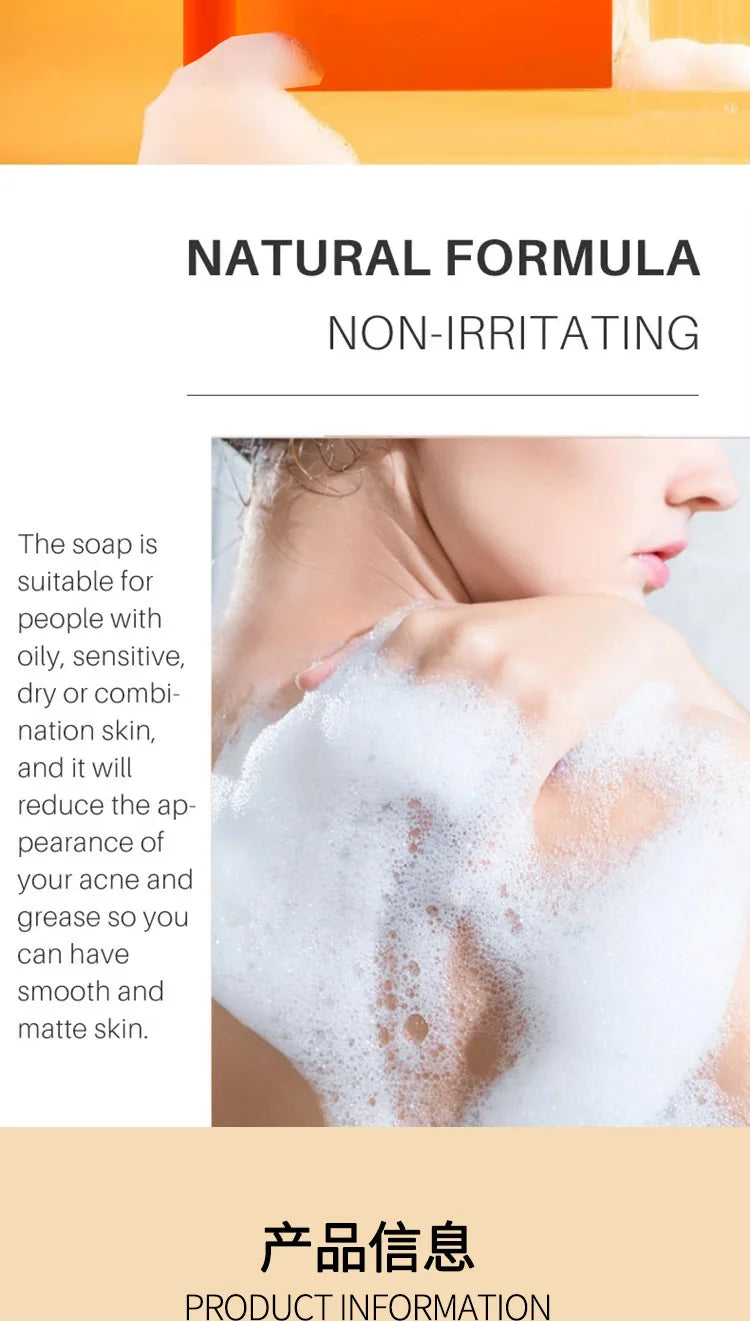 Handmade Whitening Soap Skin Care Deep Cleaning Moisturizing Cleansing Essential Temperate Soap Brighten Skin Kojic Acid Soap