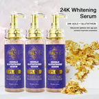AILKE Glutathione PLUS Bleaching Skin Care Set, Moisturizing, Even Skin Tone, Improve Dark and Black Skin, Reduce Spots