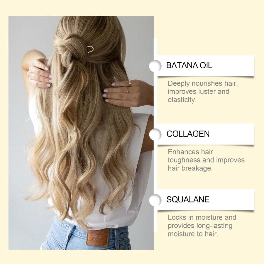 Hoegoa Batana Hair Care Oil Moisturizes Hair Strands Strengthens Hair And Naturally Fluffs And Smoothes Hair Care Oil