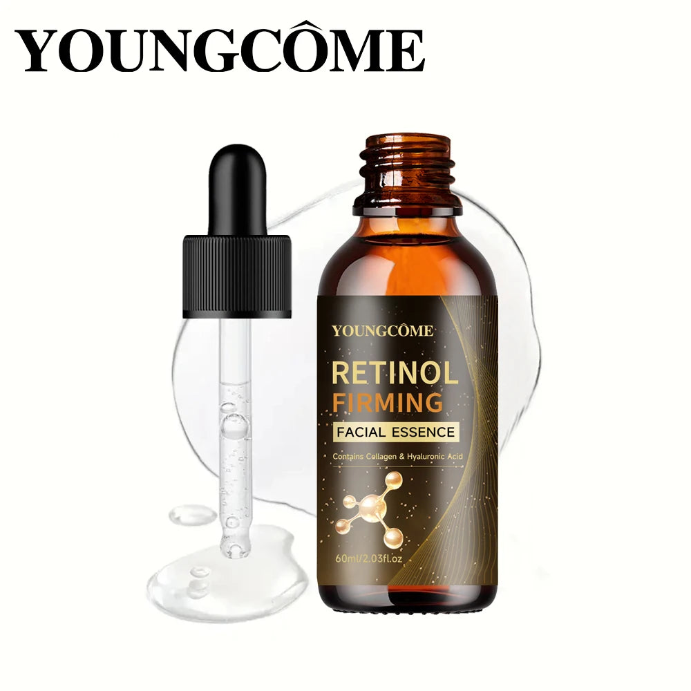 Retinol Anti-Wrinkle Serum Anti Aging  Lifting Firming Fade Fine Lines Moisturizing Skin Care Hyaluronic Acid Facial Serum Man