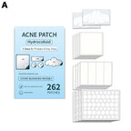 262/360Pcs Cute Colorful Pimple Patches Acne Treatment Stickers Invisible Acne Cover Face Spot Pimple Patch Skin Care Makeup