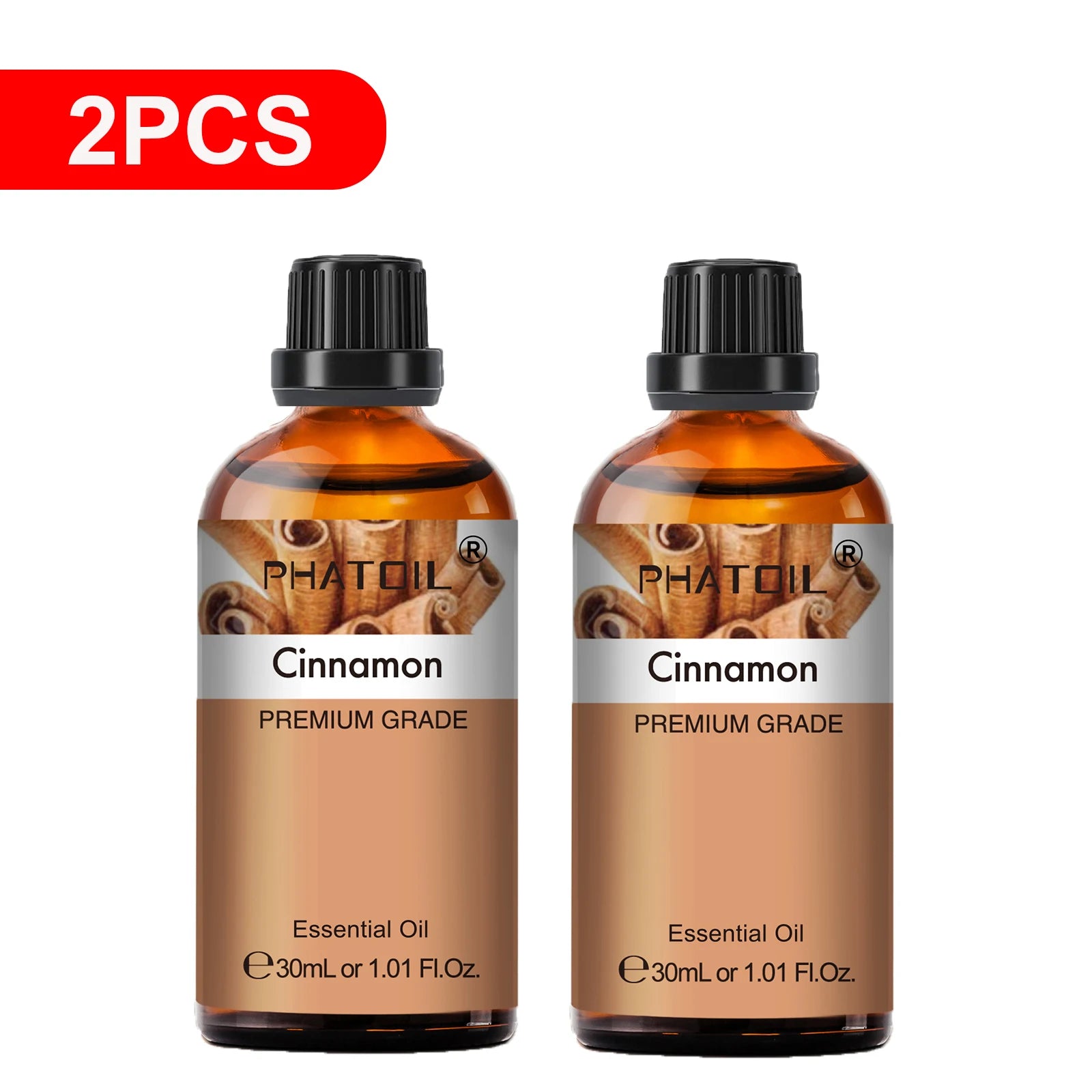 PHATOIL 2PCS 30ml Eucalyptus Essential Oils For Aromatherapy Candle Making Vanilla Lavender Sandalwood Rose Lemon Essential Oil