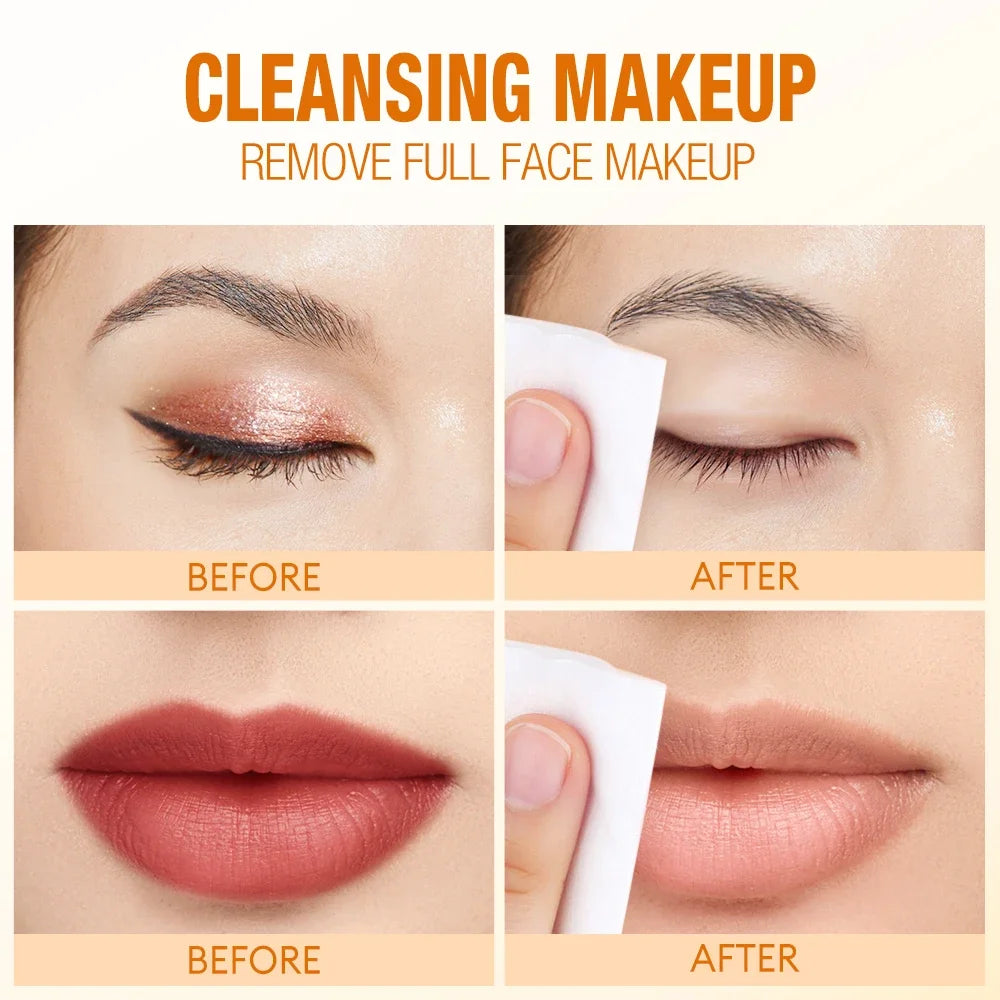 O.TWO.O Water-oil Makeup Remover VC Essense Deeply Cleanse Full Face Makeup Instant Purify Cosmetics Residual For All Skin Typle