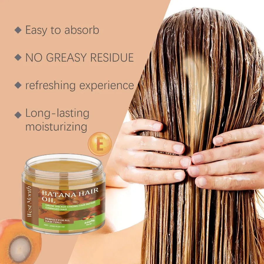 WestMonth Batana Hair Care Oil Moisturizing And Repairing Dry Hair Soft And Smooth Hair Care Oil