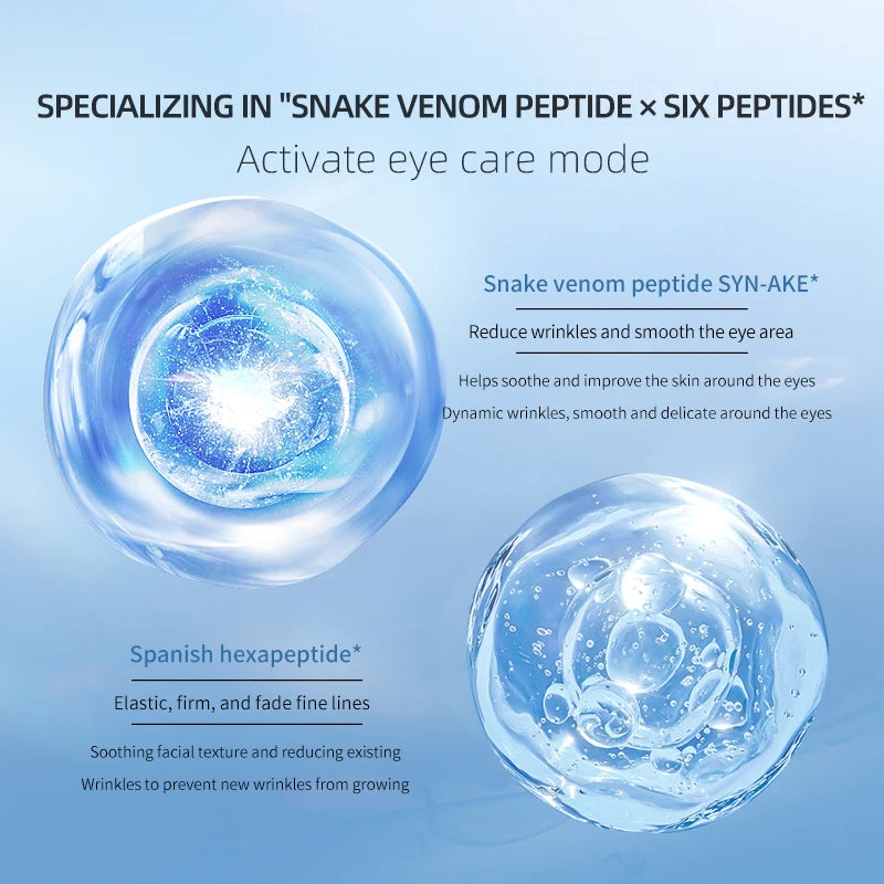 FONCE Hexapeptide Electric Massage Eye Cream lightens dark bags and fine lines, lifts and tightens, hydrates and moisturizes 20g