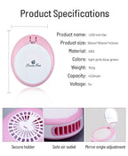 CNK Krofaue Mini USB Eyelash Fan Dryer Blower Extension Graft Eyelashes Dedicated Air Conditioning Glue Fast Dry Makeup Tools