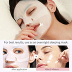 collagen sleeping mask4 pieces , hydrating, moisturizing and whitening, translucent, thinning, smooth and tender skin