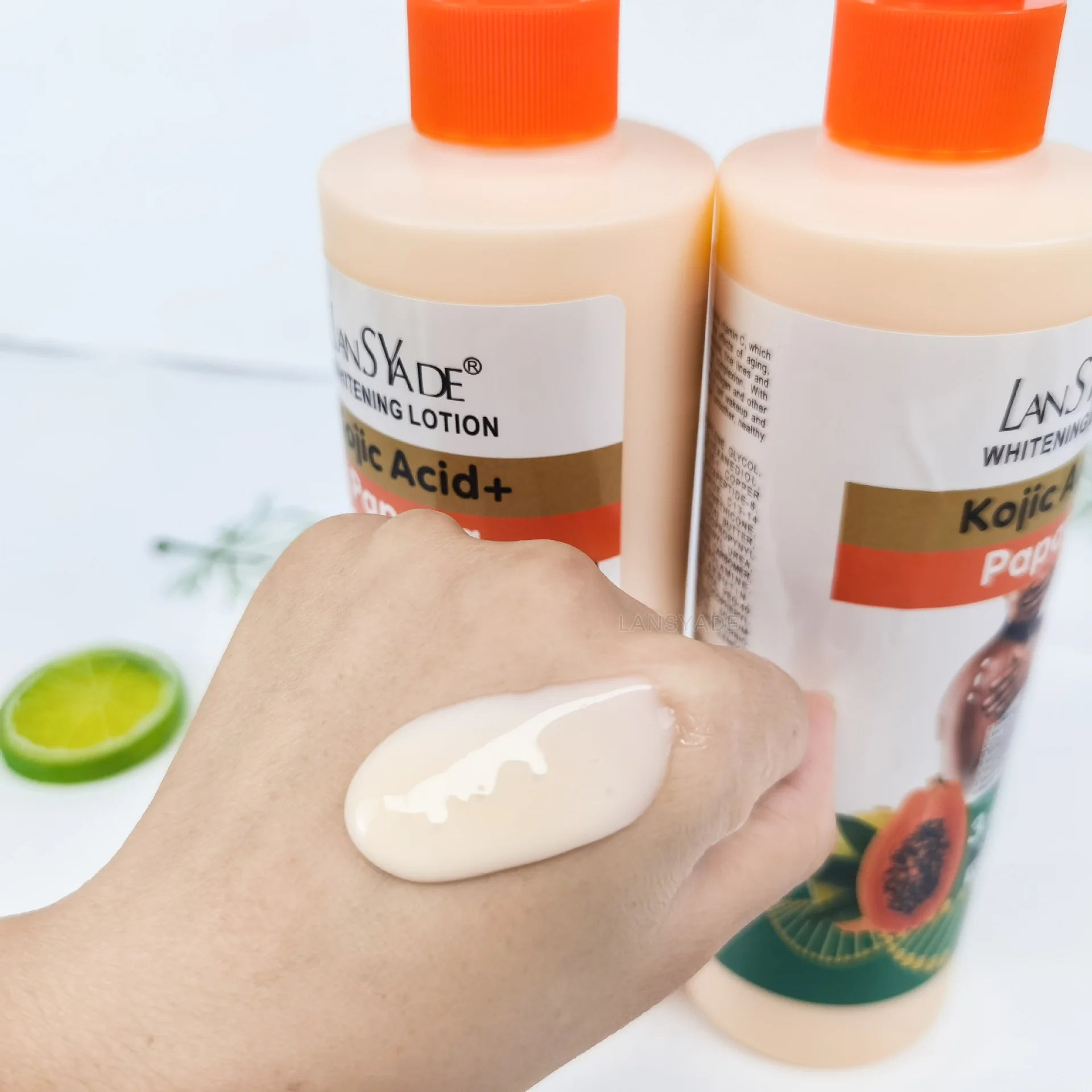 500ml Papaya Body Lotion Moisturizes The Body Skin Massage Essence, Making The Skin Smooth and Improving Roughness