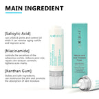 AUQUEST Salicylic Acid Acne Face Cream Pore Blackhead Removal Oil Control Niacinamide Facial Cream Skin Care