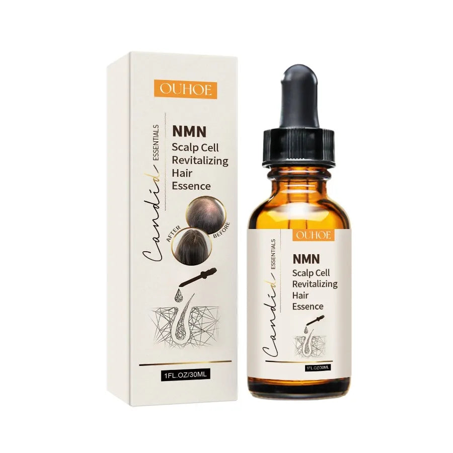 OUHOE NMN Scalp Cell Revitalizing Hair Essence Hair Care Strengthen And Strengthen Hair Repair Hair Root Thickening Hair Moistu