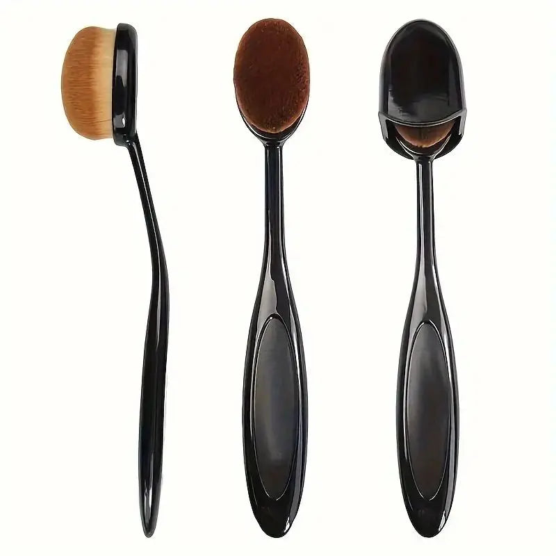 Oval Foundation Brush Large Toothbrush Makeup Brushes Fast Flawless Application Liquid Cream Powder Foundation Sunscreen