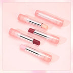 Cute Pink Moisturizing Jelly Lipstick - Temperature Change Lip Balm with Long Lasting Nourishment for Lip Care Lip Gloss