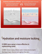 Facial Skin Moisturizing Mist Sprayer Airbrush Facial Deep Cleaning Oxygen Injector Sprayer Cordless Air Brush Compressor