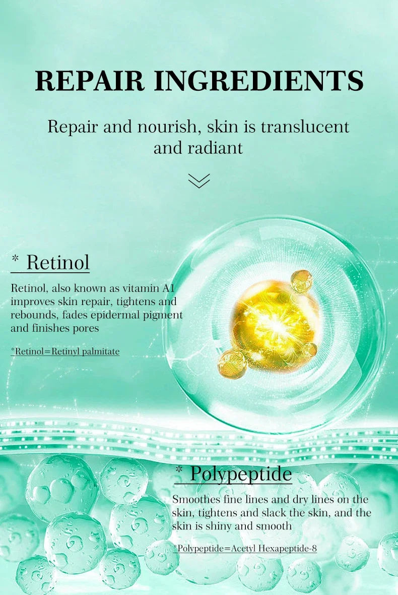 Instant Retinol Lifting Firming Cream Polypeptide Wrinkle Remover Face Cream For Men Moisturizer Whitening Brighten Skin Product