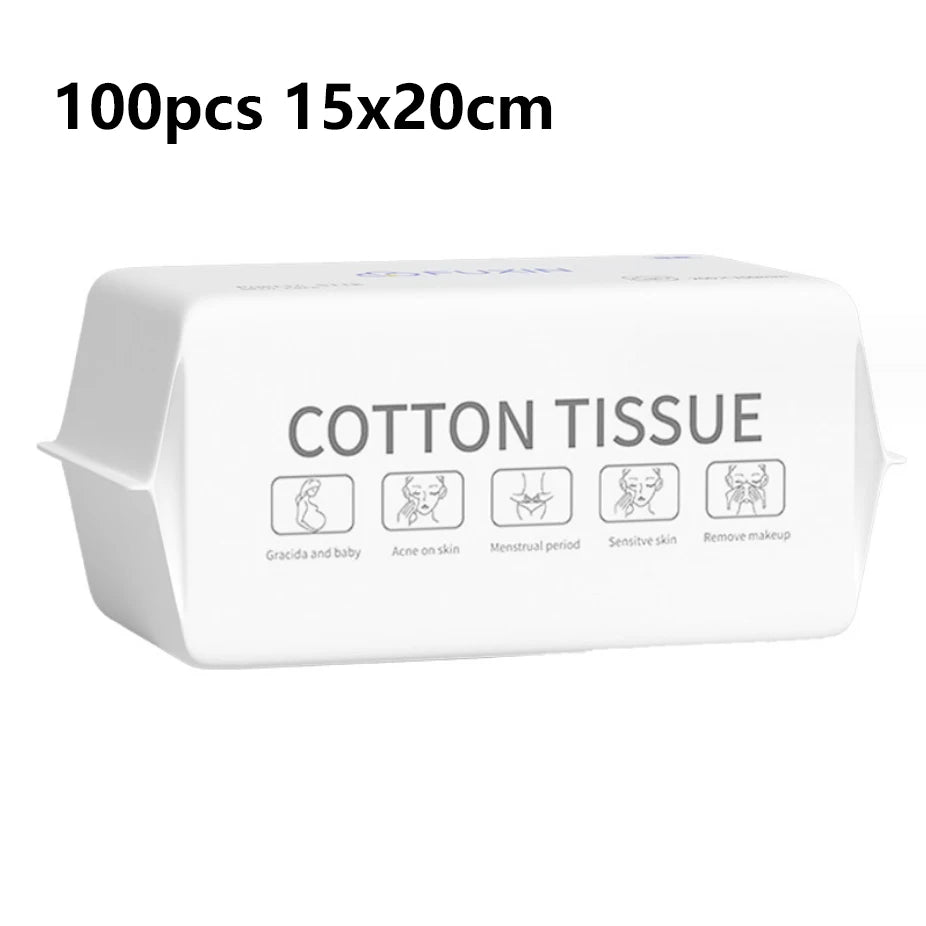 1Pack Disposable Face Towels Thick Face Towel Make Up Tissue Soft Facial Cleansing Cleanser Towelettes Skin Care Washing