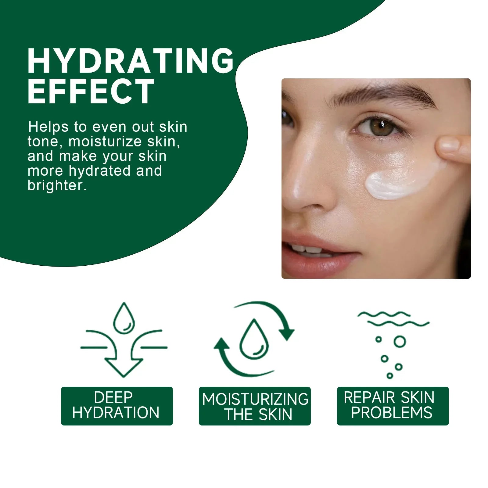 Acne Face Cream Pimple Treatment Oil Control Repair Redness Remove Blackhead Smooth Hydrating Moisturizing Pore Shrinking Serum