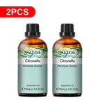 PHATOIL 2PCS 30ml Eucalyptus Essential Oils For Aromatherapy Candle Making Vanilla Lavender Sandalwood Rose Lemon Essential Oil