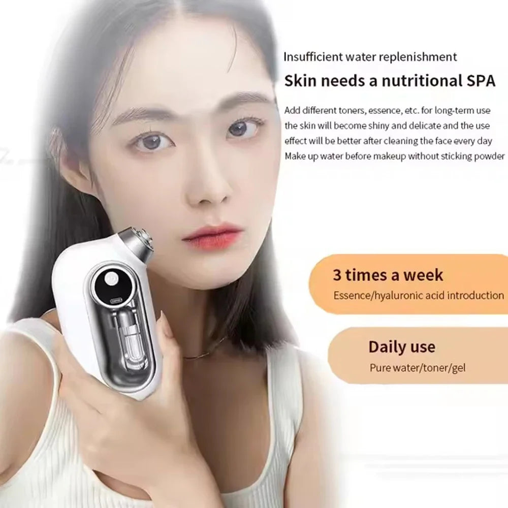 Facial Skin Moisturizing Mist Sprayer Airbrush Facial Deep Cleaning Oxygen Injector Sprayer Cordless Air Brush Compressor