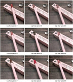 Lip Liner Pencil Private Label Cosmetics Waterproof Matte Pink Lipliner Pen Kissproof Long Lasting Beauty Makeup Bulk 100pcs