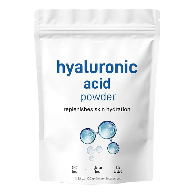 100g Hyaluronic Acid Powder, Deep moisturizing ,Moisturizing and Whitening,top Cosmetic Ingredients Anti-aging Food Grade