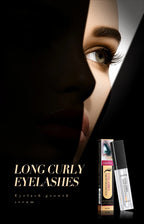 Mascara moisturizes and thickens dark and curly lashes and eyebrows naturally beautiful nourishing and repairing mascara