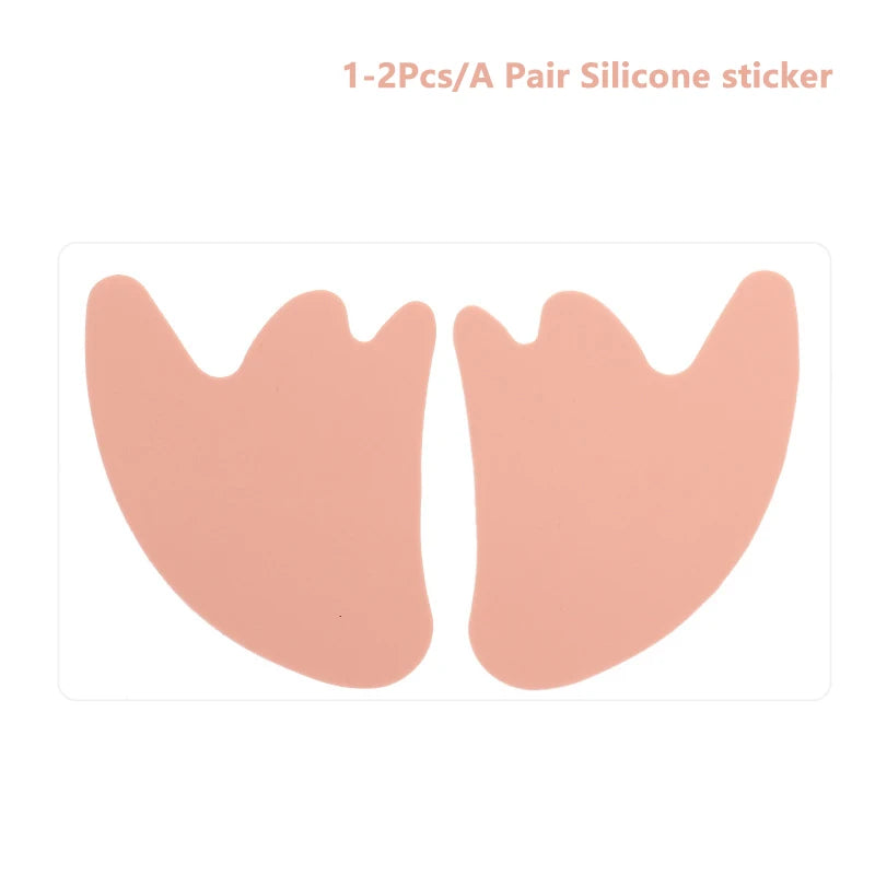 Facial Wrinkle Remover Pad Reusable Medical Grade Silicone Nasolabial Folds Anti-aging Mask Prevent Wrinkle Skin Lifting Patches