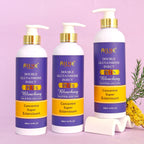 AILKE Glutathione PLUS Bleaching Skin Care Set, Moisturizing, Even Skin Tone, Improve Dark and Black Skin, Reduce Spots