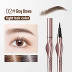 2Points Eyebrow Pencil Long Lasting Easy To Grip Eyebrow Tattoo Waterproof Thin Liquid Lying Silkworm Brow Pen Korean Makeup New