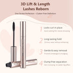 MACKANDY Curling Mascara Volumizing & Lengthening Formula, Buildable, Clump Resistant, Longwear Smudge-Resistant Black Mascara