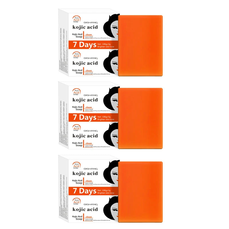 Handmade Whitening Soap Skin Care Deep Cleaning Moisturizing Cleansing Essential Temperate Soap Brighten Skin Kojic Acid Soap