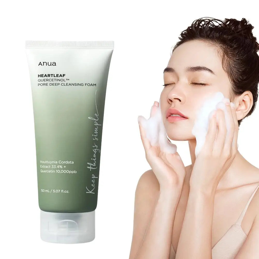 150ml Facial Cleanser Deep Cleansing Moisturizing Oil Control Refreshing Non-Drying Cleanser with Rich Foam for Skin Care