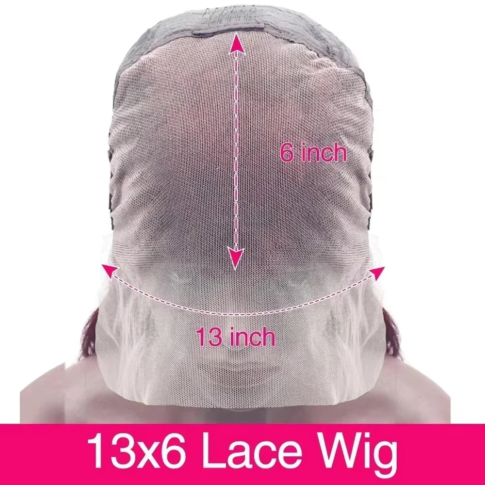 100%  Human Hair Wigs 99J Body Wave wigs 13x4 13x6 HD Lace Frontal Wigs  200 Density Transparent Lace Wigs Suit Any Color Skin .