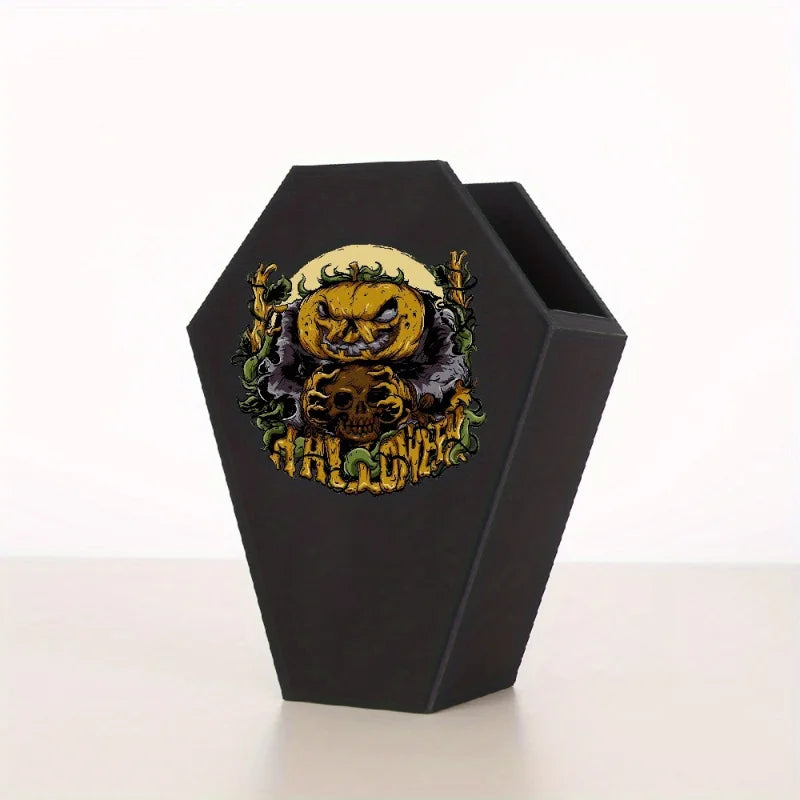 Halloween Grave Cartoon Makeup Brush and Pen Organizer