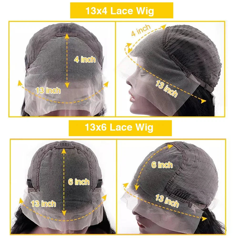 13x4 13x6 Water Wave Curly Human Hair Wig 30 Inch Lace Front Wig Human Hair Deep Wave Frontal Wig Hd Lace Wigs On Clearance Sale