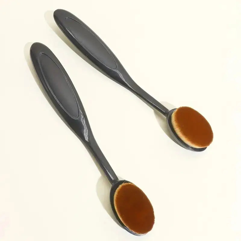 Oval Foundation Brush Large Toothbrush Makeup Brushes Fast Flawless Application Liquid Cream Powder Foundation Sunscreen