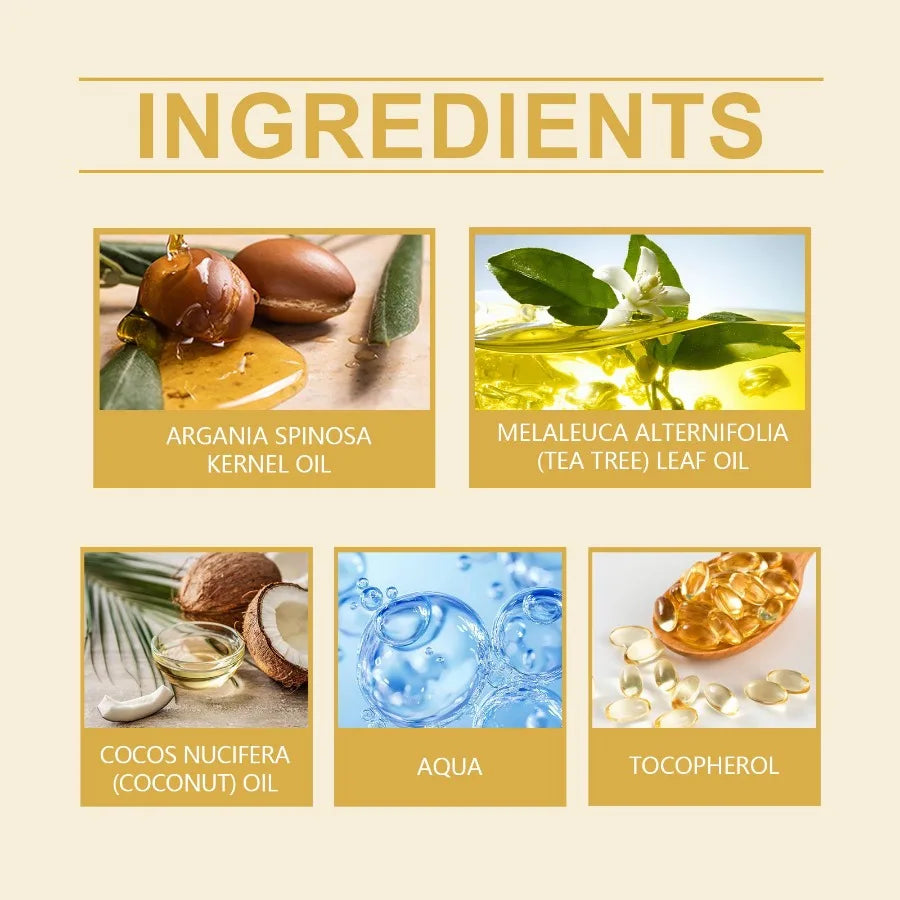 Hoegoa Morocco Hair Care Essential Oil Capsules Improve Dry Hair And Irritated Hair Soft And Moisturizing Hair Care Essential O