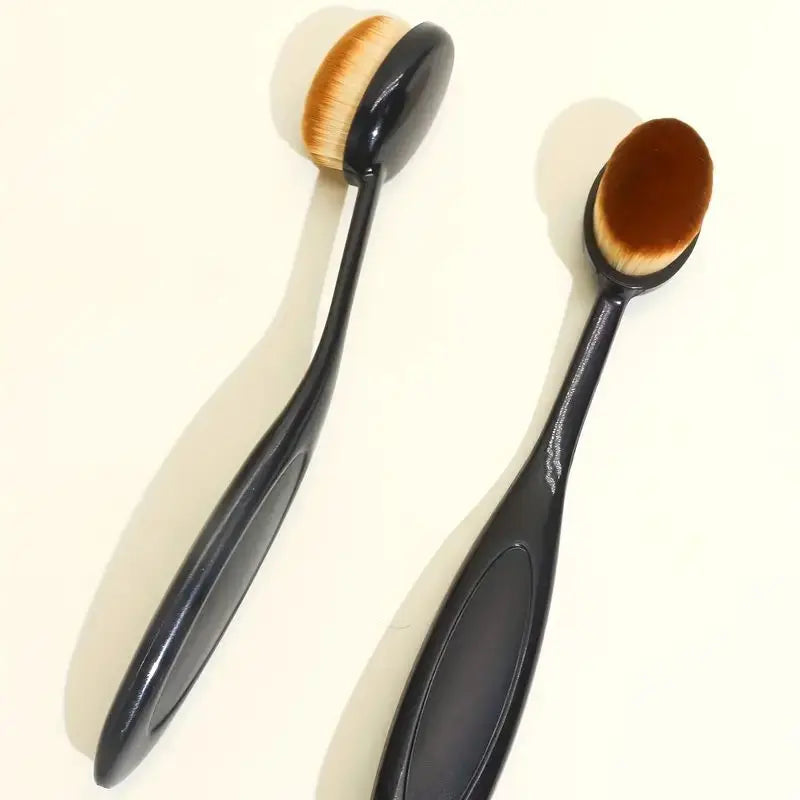 Oval Foundation Brush Large Toothbrush Makeup Brushes Fast Flawless Application Liquid Cream Powder Foundation Sunscreen