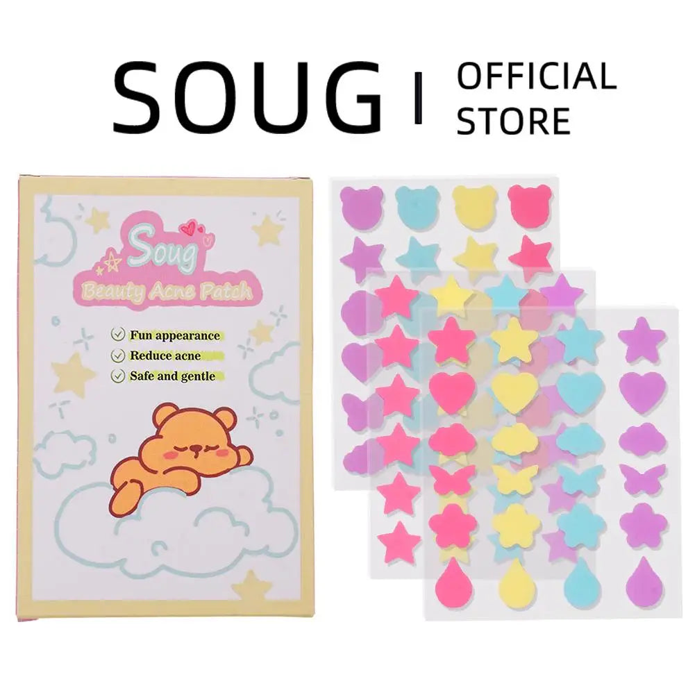 Pimple Patches For Face Colorful Invisible Hydrocolloid Acne Patches Face Spot Care Tool Beauty Beauty Skin Makeup Stickers