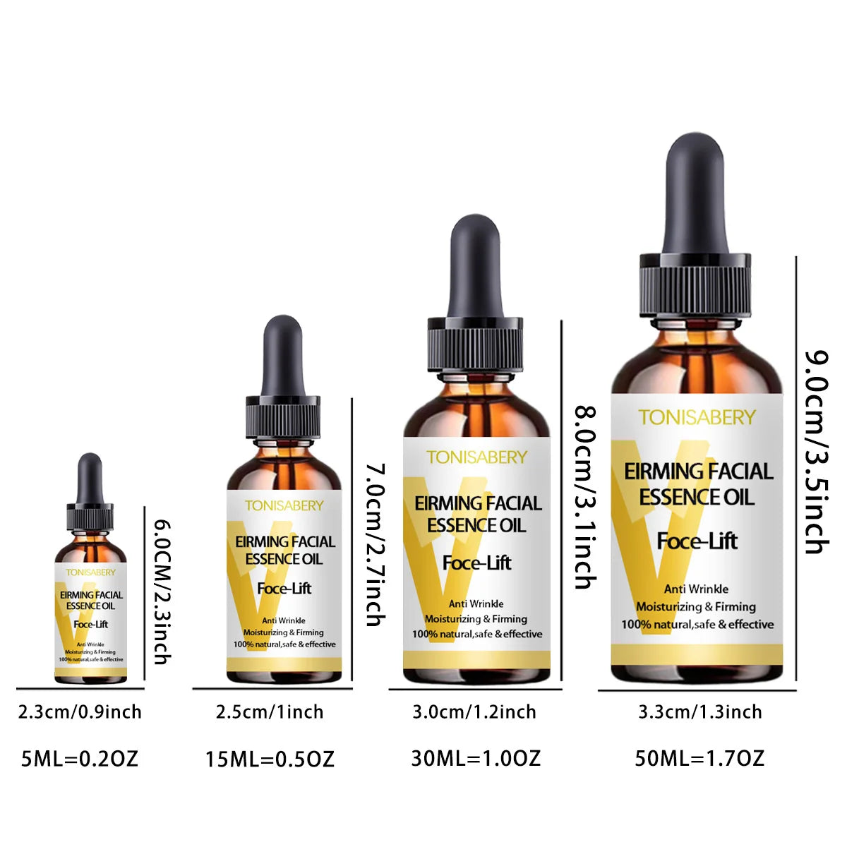 Facial essence instant facial oil V Facial essential oil lifts, tightens, slims, nourishes and protects skin effectively