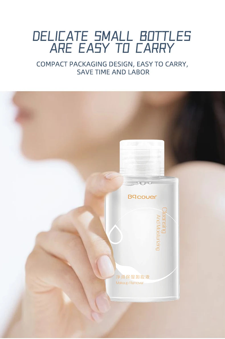 Portable makeup remover, gentle and non-irritating, deep cleansing and moisturizing