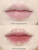 Light sweet and soft fog lipliner outlines the lip shape, lasting, not easy to fade, not take off makeup, nude pink lip liner