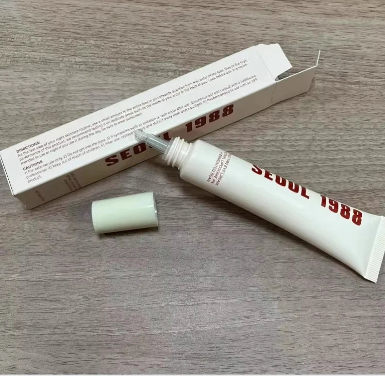 Korean Skin Care Seoul 1988 Vitamin C Wrinkle Care 4% Retinol Ginseng Serum Firm Fine Lines Eye Cream  Moisturizing Brighten Set