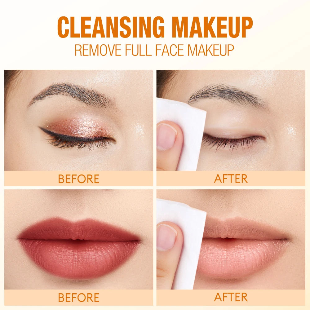 O.TWO.O Water-oil Makeup Remover VC Essense Deeply Cleanse Full Face Makeup Instant Purify Cosmetics Residual For All Skin Typle