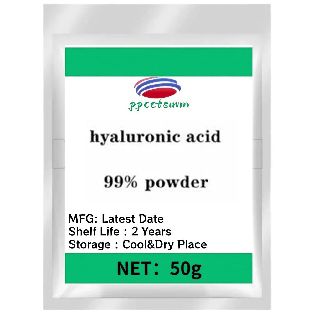 High content 99% Cosmetic raw materials Hyaluronic acid powder anti-wrinkle and Anti-aging,Moisturizing,free shippin