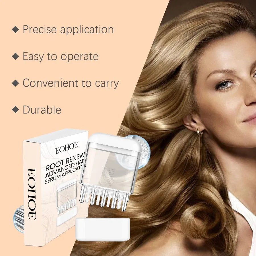 EOHOE Root Hair Care Essence Applicator Scalp Massage Treatment Hair Care Essence Ball Spread To Nourish Hair