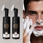 Facial Cleansing Mousse with Brush Head,Oil Control Pores Decontamination Face Cleaner,Mild Hydration Soothing Purifying Foam